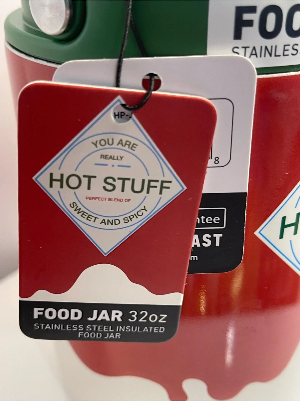 Hydrapeak Stainless Steel Insulated Food Jar “Hot Sauce/Hot Stuff” 32 oz- NWT